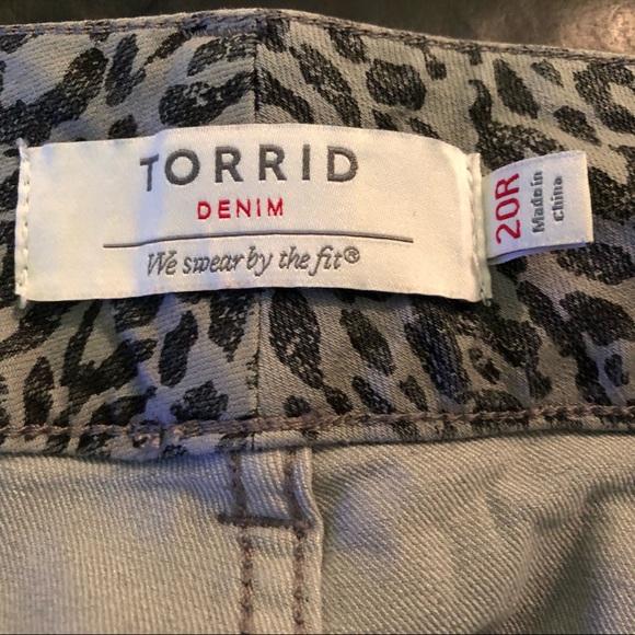 Torrid leopard Jegging Size 20R - Picture 6 of 7